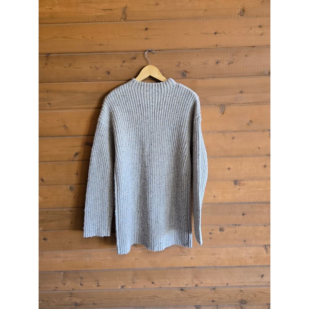 Lovers and Friends Dress Abra Sweater Mini Long Sleeve Beige Multi S Cozy Boho - Picture 5 of 7